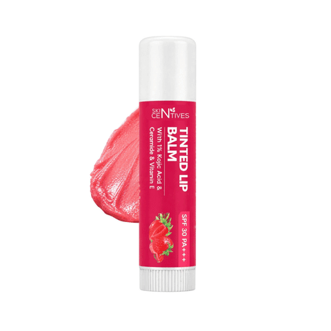Skin Centives tinted lip balm With 1% Kojic Acid , Ceramide & SPF 30