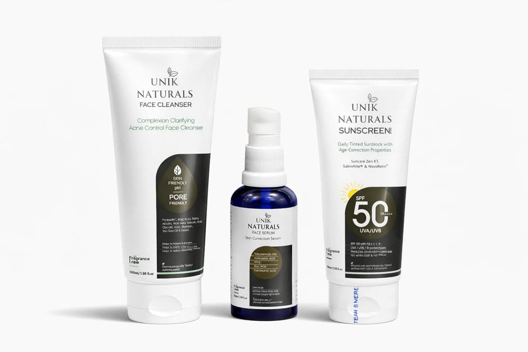 Complete Skin Clarity Combo (Cleanse + Treat + Protect)